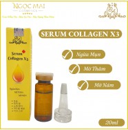 Serum Dưỡng Da Collagen X3 Đông Anh (20ml) Chính Hãng - Ngừa Mụn - Giảm Thâm - Nám